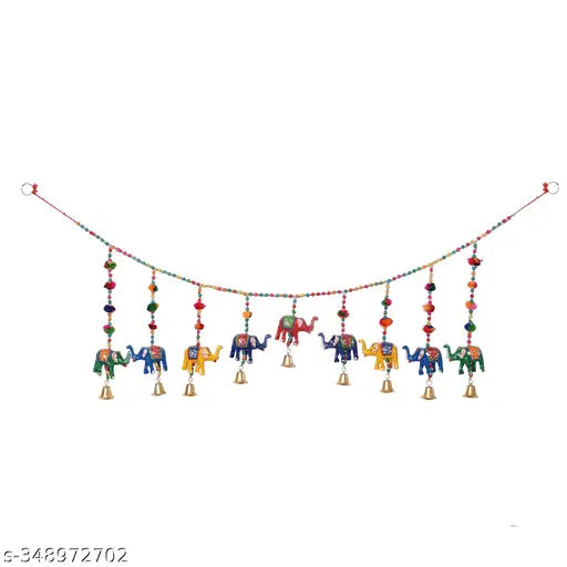 Yalambar Handmade Plastic Beads Handmade Traditional Door Hanging/Bandarwal/Toran for Door, Traditional Bandarwal Set for Door, 90X13cm'toran-2