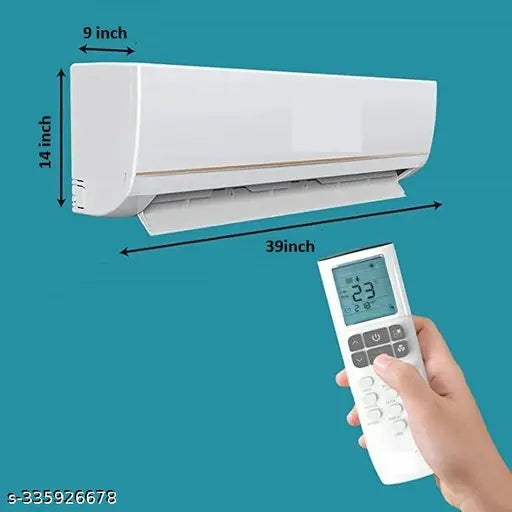 FASHION POINT Printed Air Conditioning Dust Cover Folding Designer Ac Cover for Indoor Split Ac 1.5 ton (97 x 31 x 21 .5 cm )
