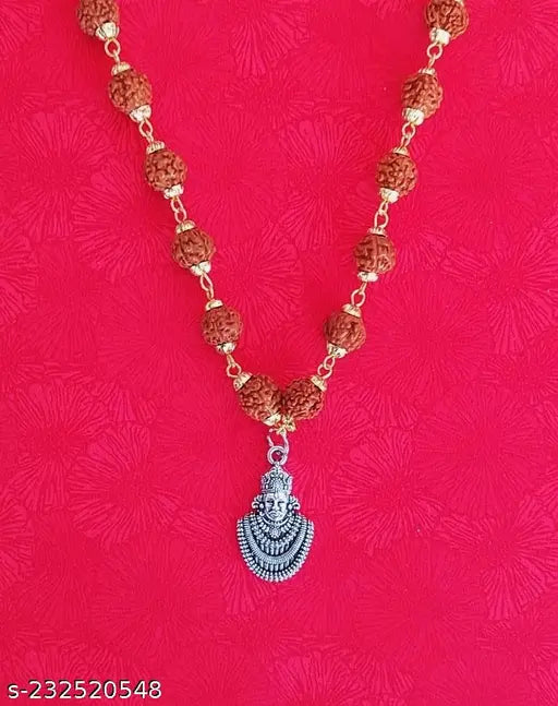 Shri Khatu Shyam Locket With Rudraksh Mala