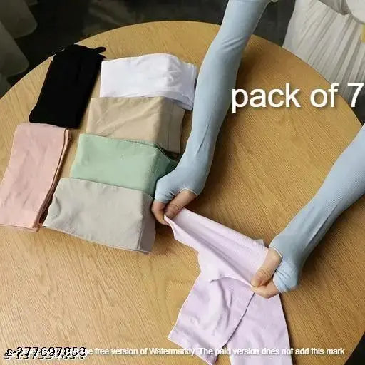 Trendy Men's Pack of  7 Multicolor Arm Sleeves