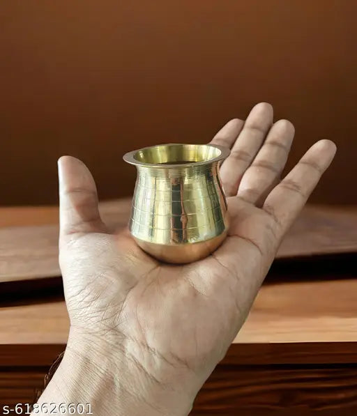 SHINDE EXPORTS brass small size lota for puja pooja kalash kalasham 2 inches