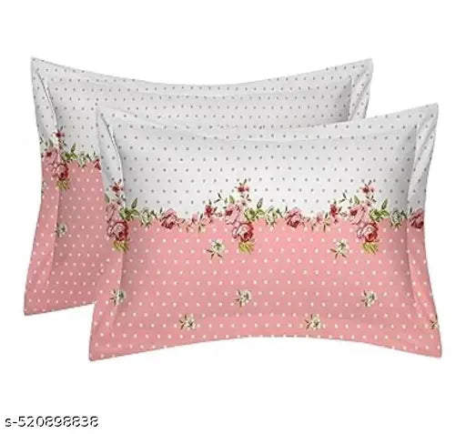 Shiv_enterprises special Cotton Double bedsheet set with 2 Matching pillow Covers