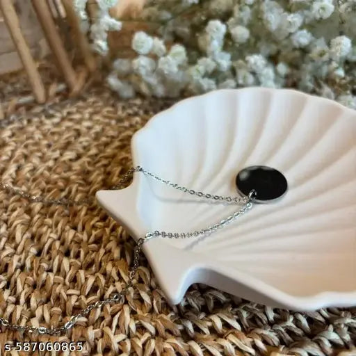 White Resin Seashell Decorative Tray – Multipurpose Jewelry, Trinket & Home Décor Organizer