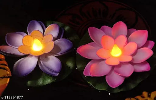 Itsapna (Pack of 4 )Flame Less LED Tealight Candles Best for Diwali Decoration, Home Decor, Romantic Decorations (Warm White)