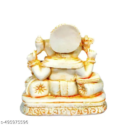 Ganesha Idol Car Dashboard, Ganesha Murti ,Ganpati Idol for Home Decor Puja Lord Ganesha Statue ,Gift