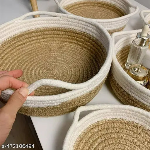 Storage Organizer, Basket Set Of 3 Pics