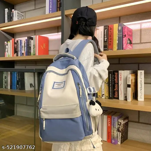 Stylish Large Capacity Backpack Durable Oxford Adjustable Straps Lightweight