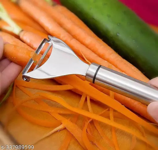 DS SALES Stainless Steel, Vegetable Peeler, Cutter for Potato, Cucumber, Carrot, Slicer Fruit Peeler Grater, Y Shaped Peeler (Pack of 1) stainless steel peeler for vegetables  Effortless Peeling/Slicing  Vegetable Sheller Fruit Kitchen Tools Accessories