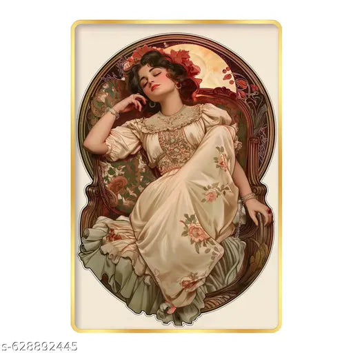 Indianara Modern Art Painting With Frame 18 Inches X 12 Inches (MA39LGP)