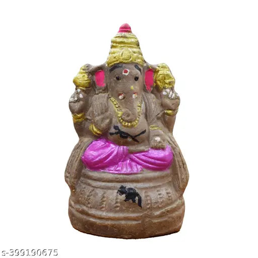 Eco Friendly Ganesha Clay Idol for Ganesha Chaturthi