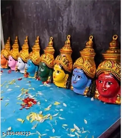 Om Fashion Nava Durga Faces (7 inches)