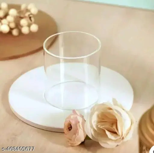 Akhand diya chimni glass