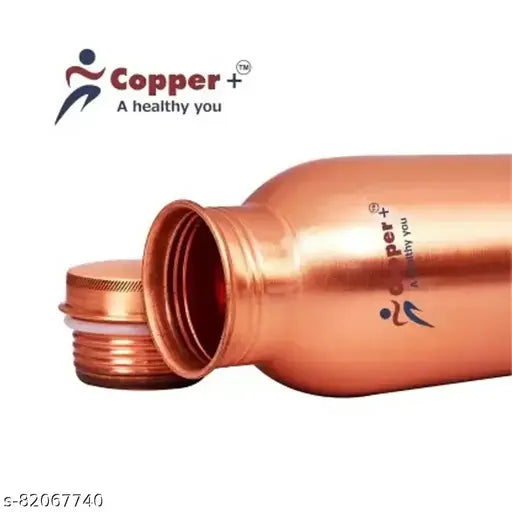 Copper + 100% pure copper bottle  copper water bottle plain copper bottle water bottle 950 ml Bottle|