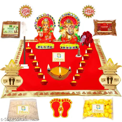 Dflora Diwali Dhamaka Gift Box | 10 Premium Festive Items | Fun & Traditional Diwali Hamper for Family, Friends & Corporate Gifting