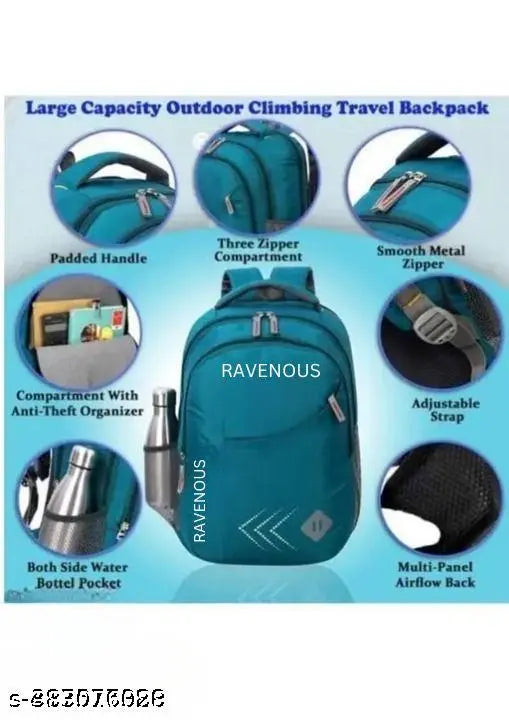 35 L Casual Waterproof Laptop Bag/Backpack for Men Women Boys Girls/Office School College Teens & Students