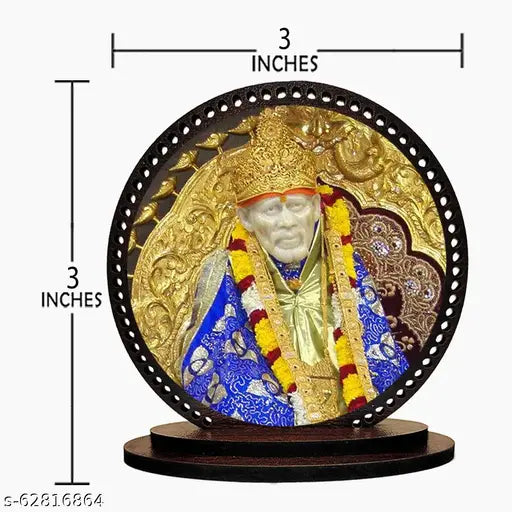 Beautiful Sai Baba Car Dashboard Idol | Best Trending Car Decor Idol for Positive Vibes Dashboard Figurines & Idols