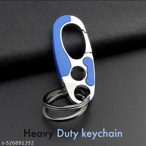 Premium metal O-muda 3752 Blue Bike, Car Hook Keychain