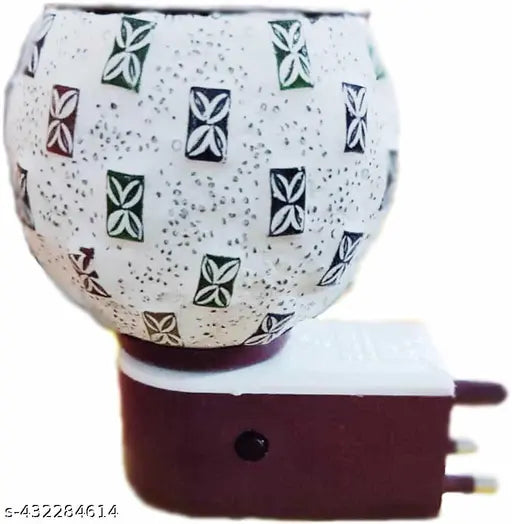 Zuper Kapoor Dani Electrical Camphor Diffuser Glass with On/Off Switch to Toggle Between Burner and Lamp