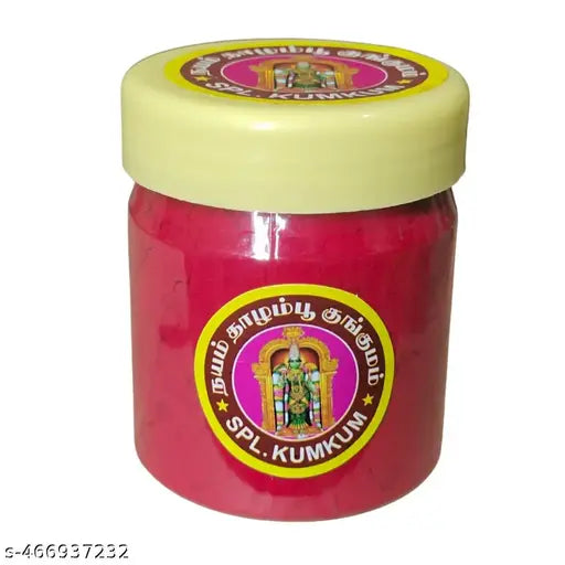 Madurai shri menakshi Amman Thazlampu Bengal Red Kumkum/Sindoor - 60 grams (Bengal Red)