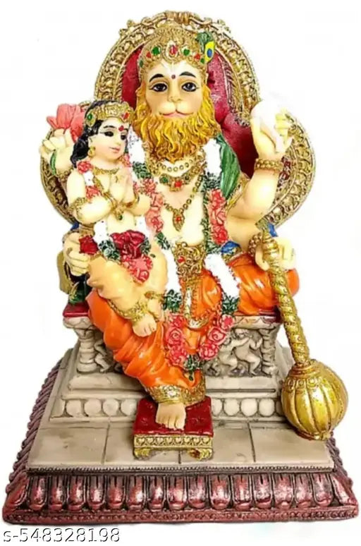 GIFT LIYA KYA Hand Crafted Large Hand Carved Narsimha Deva