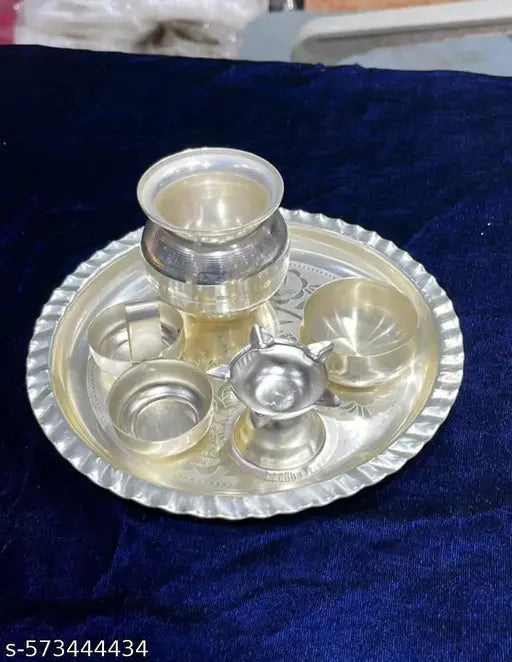 Premium quality, Puja thali, pooja thali, plates