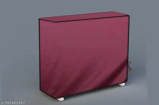 Ebring Dust & Waterproof 1.5 Ton Split AC Cover Set for Indoor and Outdoor Unit (Red Lily)