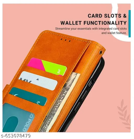 Flip Cover " VIVO Y29 5G" Luxury Denim Leather Flip Case | Full Body Protection, Magnetic Closure
