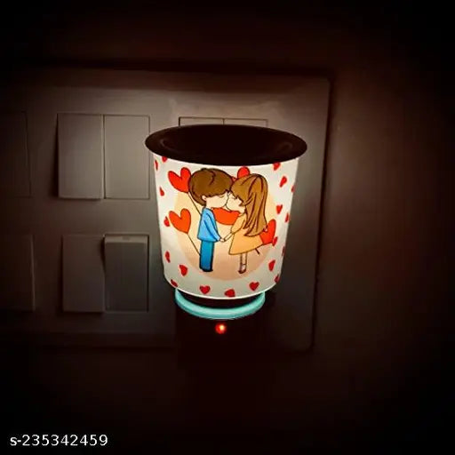 Kapoor Dani Night Lamp For Essential oil camphor burner ,   Electric Dhoop Dani,  Ceramic LED kapoordani 2 in 1 night lamp burner Kapoor dhani
