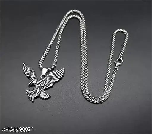 Eagle Chain Pendant For Men And Boy Silver