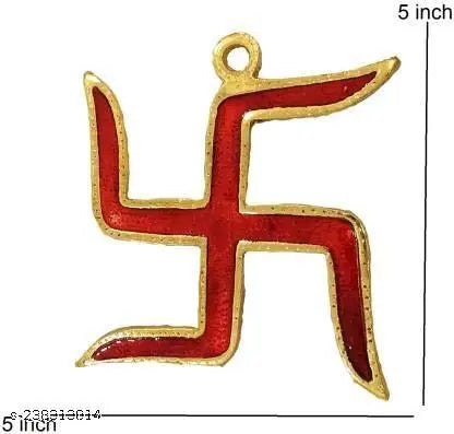 Meena Swastik Pair Wall Hanging for Home Office Temple DecorationWall Decor & Hangings