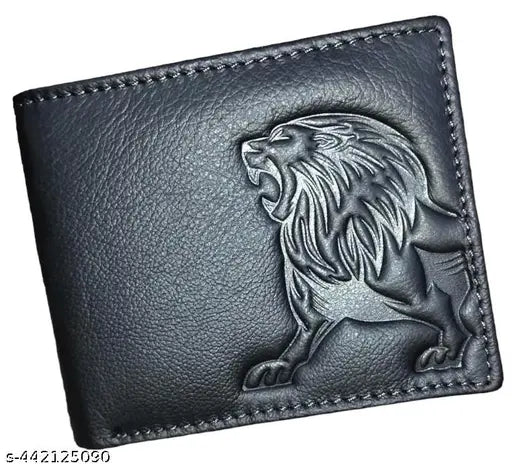 WILD NAPA Genuine Leather Wallet for Men | High Quality Leather Wallet (Black) RFID Protected wallets