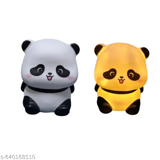 Mini panda night light,kids night lamp,yellow warm white night lamp for kids,mini night lamp _BATTERY included(pack of 1)