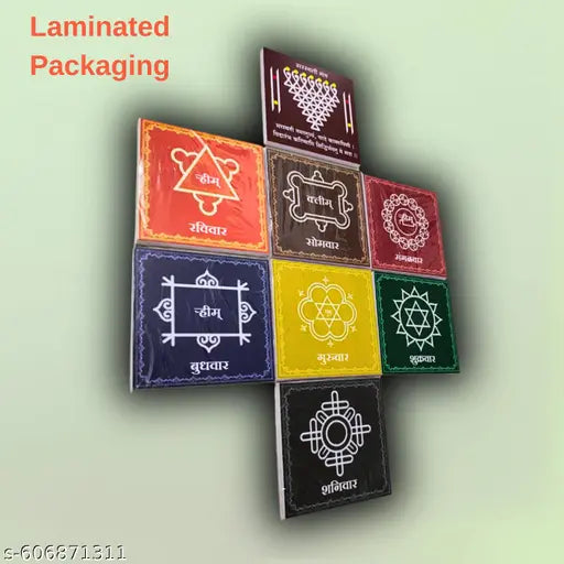 ME Art - 'Saat Waar' (Combo)- Ready Rangoli - Sunboard