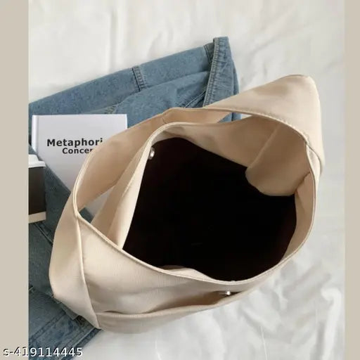Canvas Handbag Cotton fabric bag for women | college bag | daily use bags | Side bags | fabric bags | jute bag