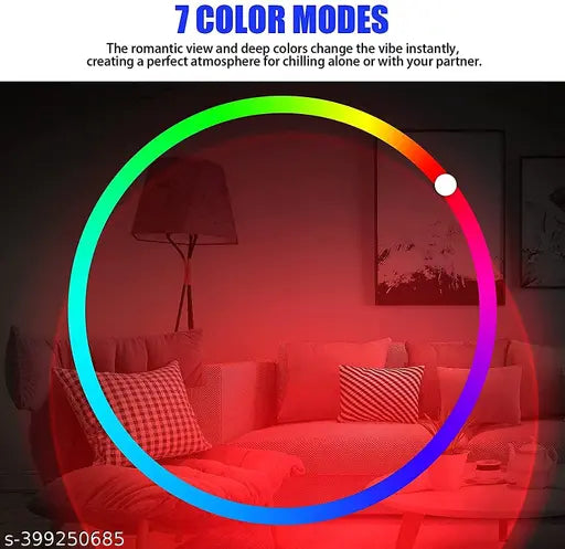 BTK Trade unset Night Light Lamp Projector, 360 Degree Rotation USB Night Light Romantic Visual Ambient Light Network Red Light for Home Bedroom R13 (7 Colors + 13 Functional Modes) Pack of 1(Metal)