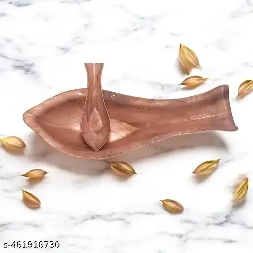 Authentic Copper Kosha Kushi for Pooja and other Religious Activities | Puja Accessories (19 cm)