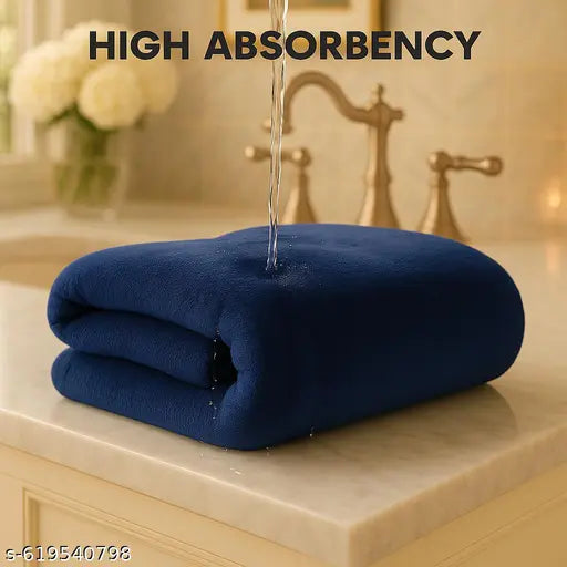Klenvi microfiber super soft bath towel for men, women and kids | pack of 1 | high - absrorbancy | super durable | best for home use and gym use |