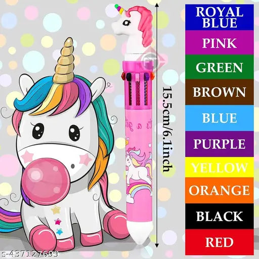 Spirograph Design Ruler with 10 in 1 unicorn pen