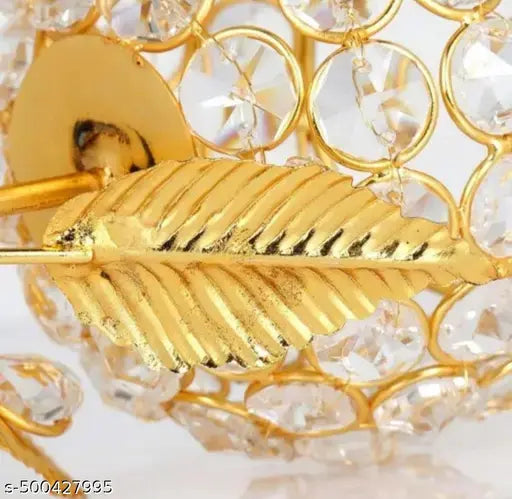 Decorative showpiece cristal candle holder