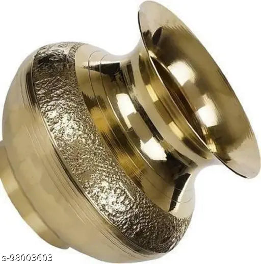 Brass Kalsh Lota/ Lota for Pooja (Gold) SET OF 1  Puja Articles