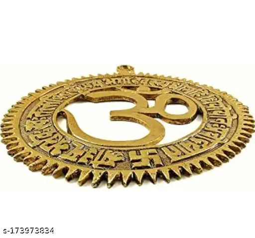 Om metal showpiece Wall hanging idol