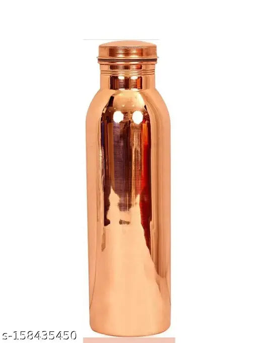 Craftzilla Pure Copper Water Bottle Set for Home, Office, Sports, Yoga and Gym, Capacity-1 Liter Bottle (Pack Of 1)