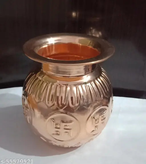 Copper Kalash For Pooja Karvachuath Kalash