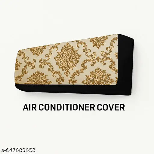FK Covers Split AC 1.5/2 ton Cover With Indoor Capacity Water Resistance & Dust Proof heavy quality  fabric (printed)