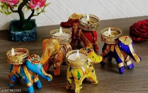 Diwali decoration candles pack of 6