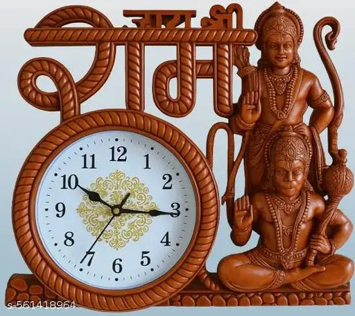 Designer Ram Ji Hanuman Ji Jai shri Ram Wall clock