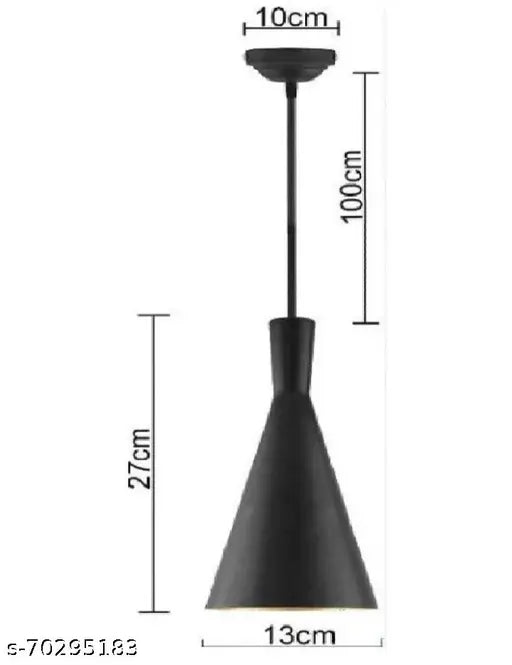 CONE BLACK HANGING Decorative Hanging Lamp/Pendant Lamp/Ceiling Light to décor your Home, Bedroom, Drying Room, Living room, Restaurant and Home Decor Pendants Ceiling Lamp