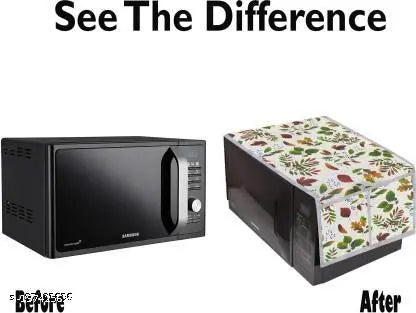 DPA Collection Printed Microwave Cover With Handle Cover