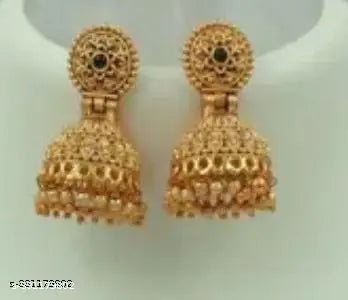 Shilpa creation's South Indian Tradiitonal jewellery set for women ||Necklace With Earing || Designer Jewellery Set ||Gold Finish South  Indian Handmade Haram Temple Jewellery Set II Jewellry Gift For Diwali II