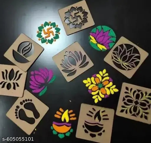 rangoli stencil